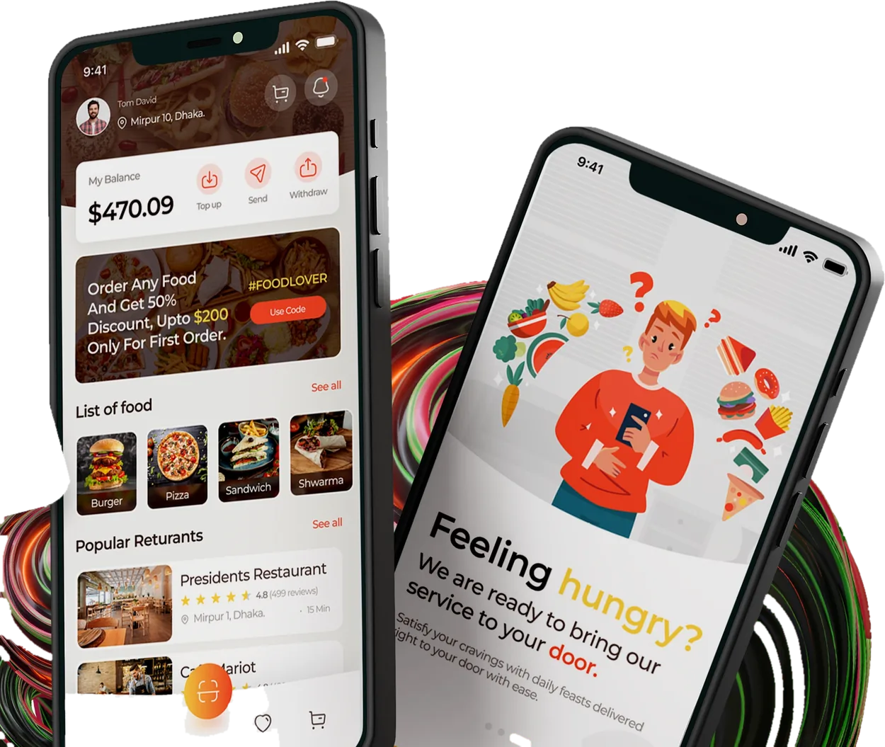 Yemek & Market Teslimat Uygulaması